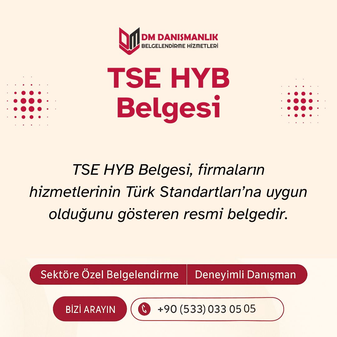 TSE HYB Belgesi