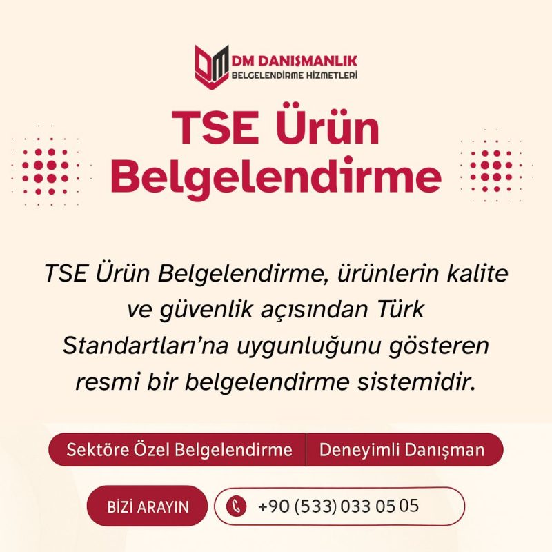 TSE Ürün Belgelendirme